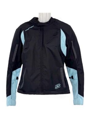 Speed and Strength Spellbound Textile Motorcycle Jacket Black Blue Medium